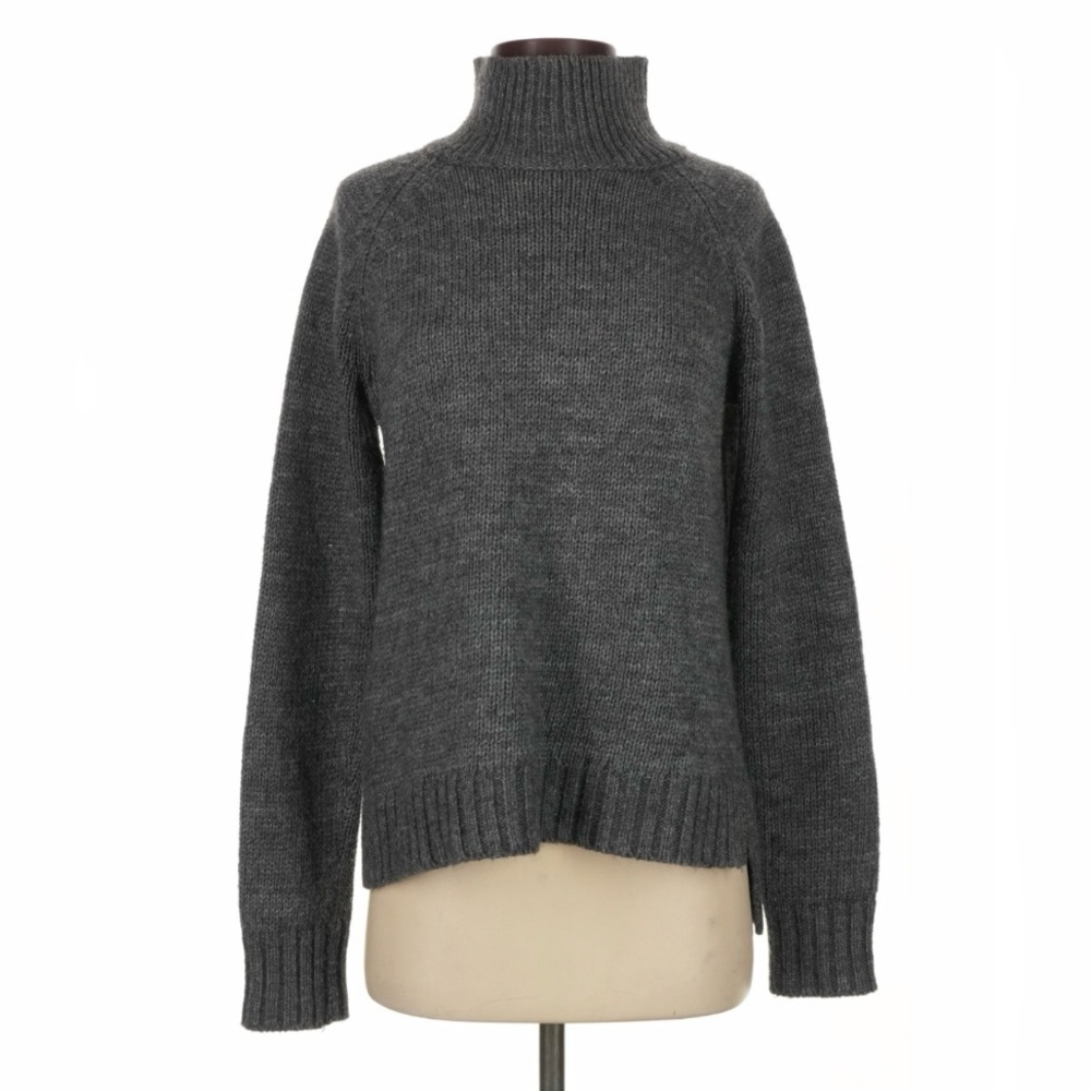 Garnet Hill Charcoal Turtleneck Sweater